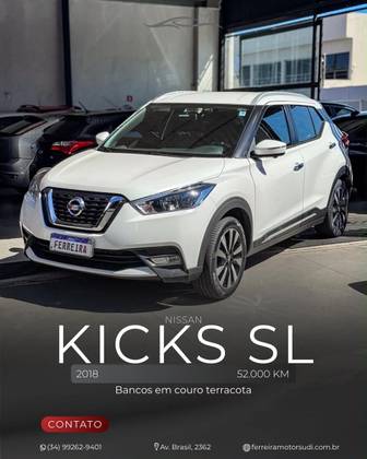 NISSAN KICKS 1.6 16V FLEXSTART SL 4P XTRONIC